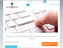 Tablet Screenshot of otpq.qc.ca